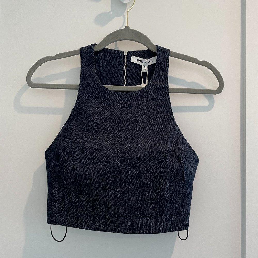 Elizabeth and James Denim Tank